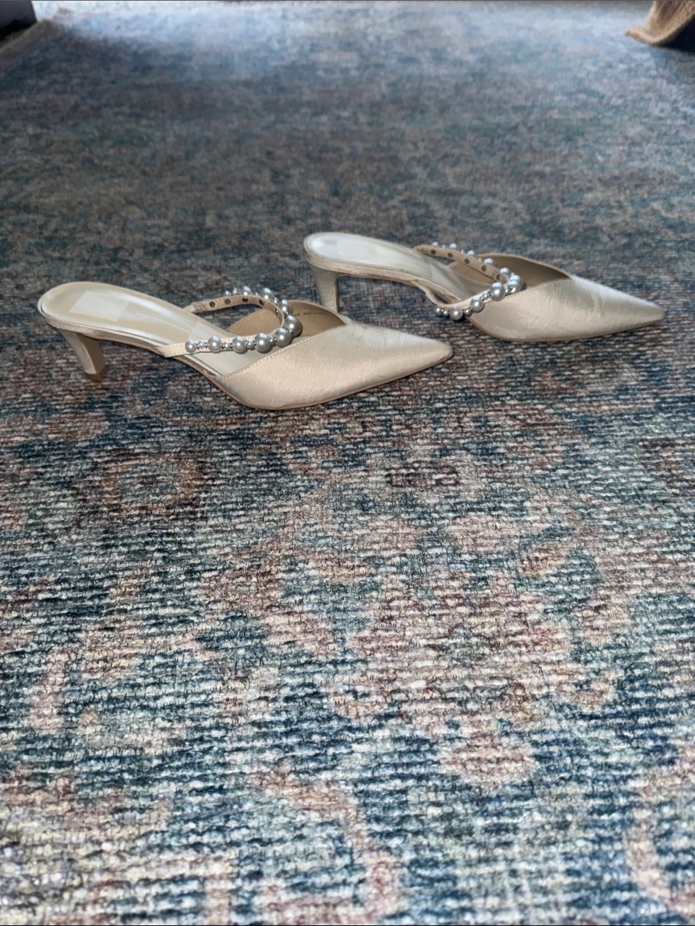 Dolce Vita Kanika Pearl Low Heel wedding shoes - Picture 2 of 6
